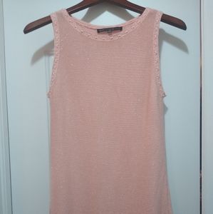 White house black market M rose tank top NWOT
